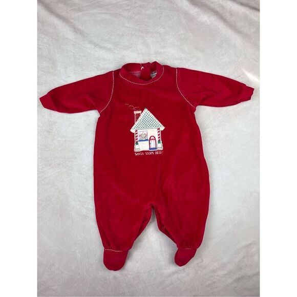 1990s Vintage Christmas Footies - Picture 1 of 4